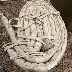 pottery barn crib liner bumper